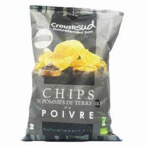 Croustisud - Organic Black Pepper Potato Chips