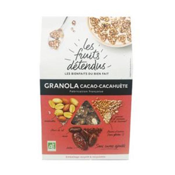 Les Fruit Detendus - Granola Cacao Peanuts 300g