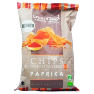 Organic Paprika Potato Chips 100g