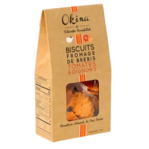 Sheep Cheese Tomato and Onion Biscuits 80g