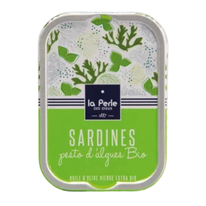 Organic Pesto Seaweed Sardines 115g